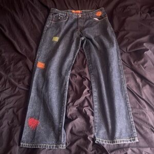 Miskeen BlueJeans with Colorful Patches